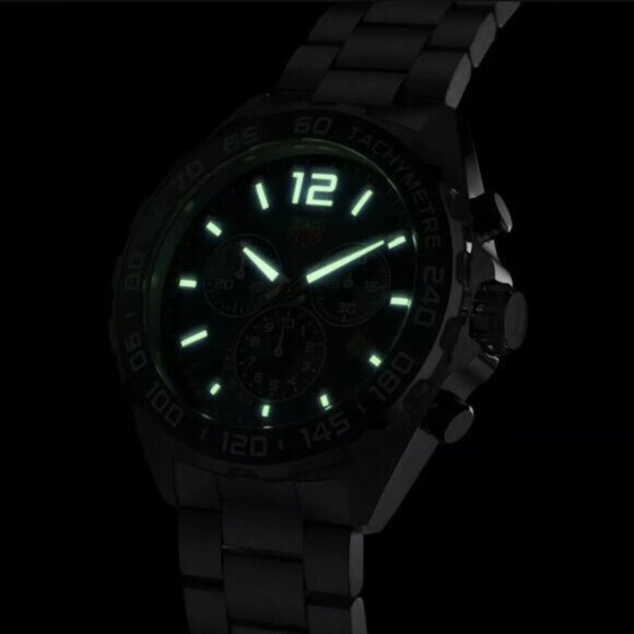 Auth TAG Heuer Formula 1 Blue Dial 43mm Men's Quartz Steel Watch CAZ1014 BA0842 - Picture 9 of 10